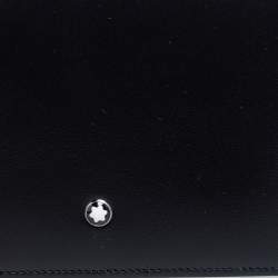 Pre Owned Montblanc Black Leather Sartorial Wallet