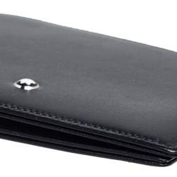 Pre Owned Montblanc Black Leather Sartorial Wallet