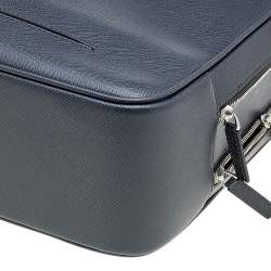 مملوكة مسب قًا Montblanc Dark Grey Leather Large Sartorial Document Briefcase