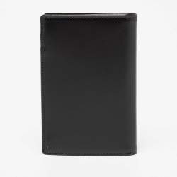 Pre Owned Montblanc Black Leather Meisterstuck Business Card Holder