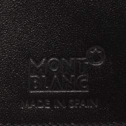 Pre Owned Montblanc Black Leather Meisterstuck Business Card Holder