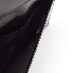 Pre Owned Montblanc Black Leather Meisterstuck Business Card Holder