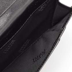 Pre Owned Montblanc Black Leather Meisterstuck Business Card Holder