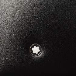 Pre Owned Montblanc Black Leather Meisterstuck Business Card Holder