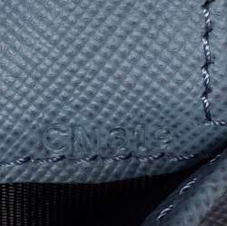 Pre Owned Montblanc Light Blue Leather Sartorial Bi-fold Wallet