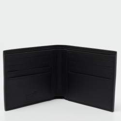 Pre Owned Montblanc Grey/Black Leather Westside Extreme 8CC Bifold Wallet
