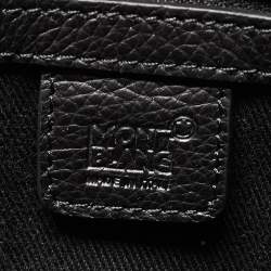 Montblanc Black Leather Vertical Tote