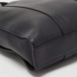Montblanc Black Leather Vertical Tote