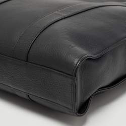 Montblanc Black Leather Vertical Tote