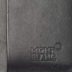 Montblanc Black/Blue Leather Extreme 2.0 Business Card Holder