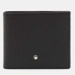 Montblanc Black Leather Meisterstuck 6CC Bifold Wallet
