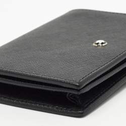 Montblanc Black Leather Meisterstuck Bifold Card Case