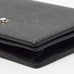 Montblanc Black Leather Meisterstuck Bifold Card Case