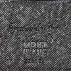 Montblanc Black Leather Meisterstuck Bifold Card Case