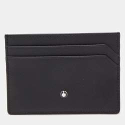 Montblanc Black Leather Meisterstuck Card Holder 4CC