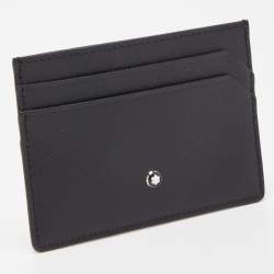 Montblanc Black Leather Meisterstuck Card Holder 4CC