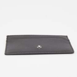 Montblanc Black Leather Meisterstuck Card Holder 4CC