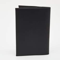 Pre Owned Montblanc Black Leather My Montblanc Nightflight Passport Holder