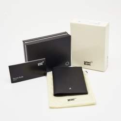 Pre Owned Montblanc Black Leather My Montblanc Nightflight Passport Holder