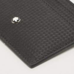 Pre Owned Montblanc Black Leather Extreme Pocket 5CC Card Holder 