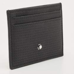 Pre Owned Montblanc Black Leather Extreme Pocket 5CC Card Holder 