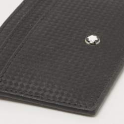 Pre Owned Montblanc Black Leather Extreme Pocket 5CC Card Holder 
