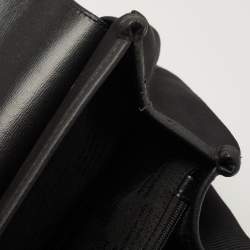 Montblanc Black Fabric and Leather Double Gusset Nightflight Briefcase