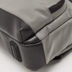 Montblanc Black/Grey Nylon Nightflight Messenger Bag