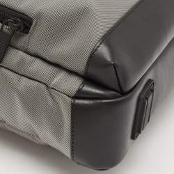 Montblanc Black/Grey Nylon Nightflight Messenger Bag
