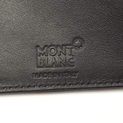 Pre Owned Montblanc Black Canvas and Leather Meisterstück Bifold Wallet