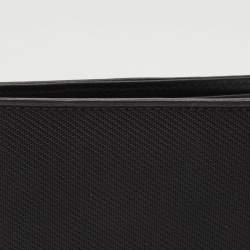 Pre Owned Montblanc Black Canvas and Leather Meisterstück Bifold Wallet
