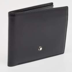Montblanc Black Leather Meisterstuck Bifold Wallet