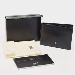 Montblanc Black Leather Meisterstuck Bifold Wallet