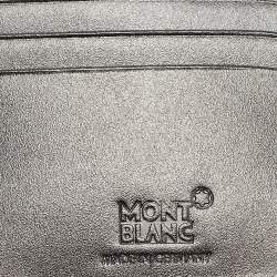 Pre Owned Montblanc Black Leather Meisterstuck Pocket Holder 6CC