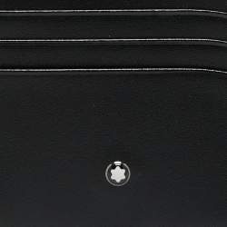 Pre Owned Montblanc Black Leather Meisterstuck Pocket Holder 6CC