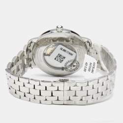 Pre Owned Montblanc Silver Dial Stainless Steel Tradition 127770 Men's Wristwatch 40 mm