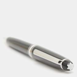 Montblanc Meisterstuck Black Resin Silver Tone Ballpoint  Pen