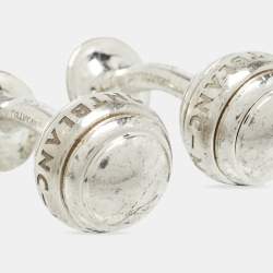 Montblanc Sterling Silver Snowcap Emblem Cufflink