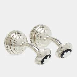 Montblanc Sterling Silver Snowcap Emblem Cufflink