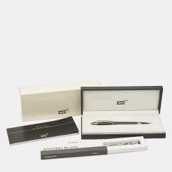 Montblanc StarWalker Black Resin Silver Tone Rollerball Pen