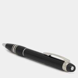 Montblanc Starwalker Resin Leather Silver Tone Pen Wallet Set