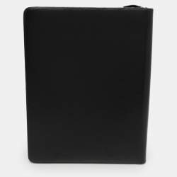 Montblanc Black Leather Sartorial Notepad Zip Around Holder