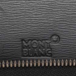 Montblanc Black Leather Sartorial Notepad Zip Around Holder