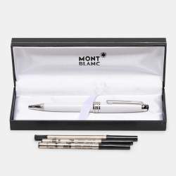 Montblanc White Tribute to the Mont Blanc Ballpoint Pen