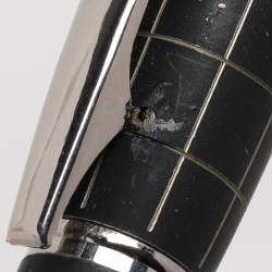 Montblanc Black Starwalker Rubber Resin Silver Tone Ballpoint Pen