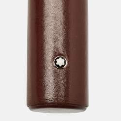 Montblanc Dark Brown Leather Florence Pen Case