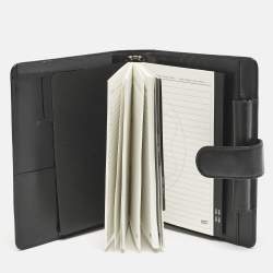 مملوكة مسبقًا Montblanc Black Leather Meisterstuck Personal Organizer
