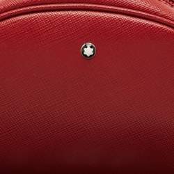 Montblanc Red Leather La Vie de Boheme Cosmetic Pouch