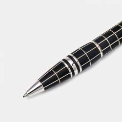 Montblanc Starwalker Black Grid Silver Tone Ballpoint Pen