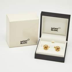 Montblanc Knot Gold Tone Cufflinks